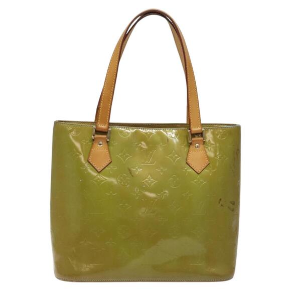 LOUIS VUITTON Monogram Vernis Houston Hand Bag Baby Blue M91005 - Picture 2 of 13